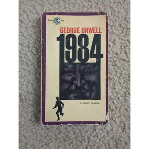 1984 by George Orwell Signet 1962, 26th Printing Paperback Vintage